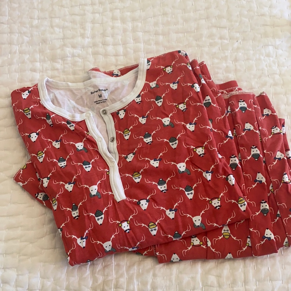 Reindeer Roller Rabbit x J.crew pajamas
